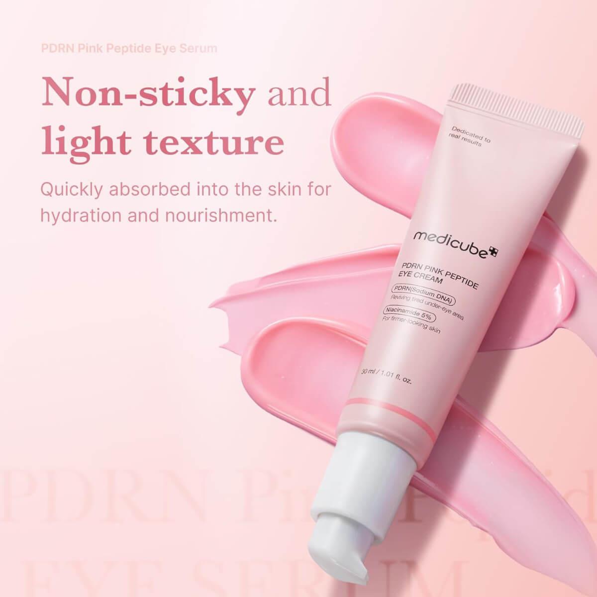PDRN pink peptide eye cream 30ml Medicube