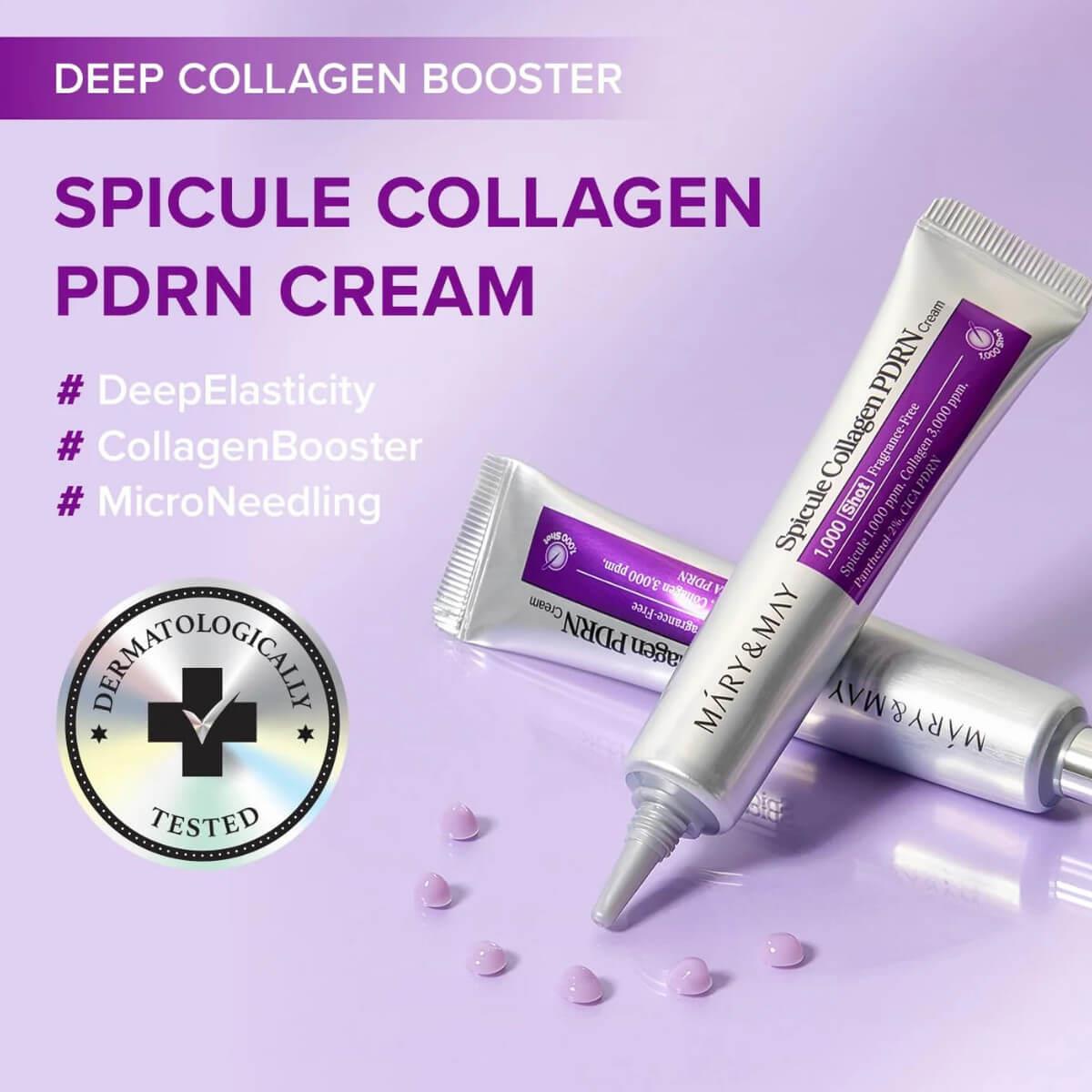 Spicule collagen PDRN cream 15g Mary&May