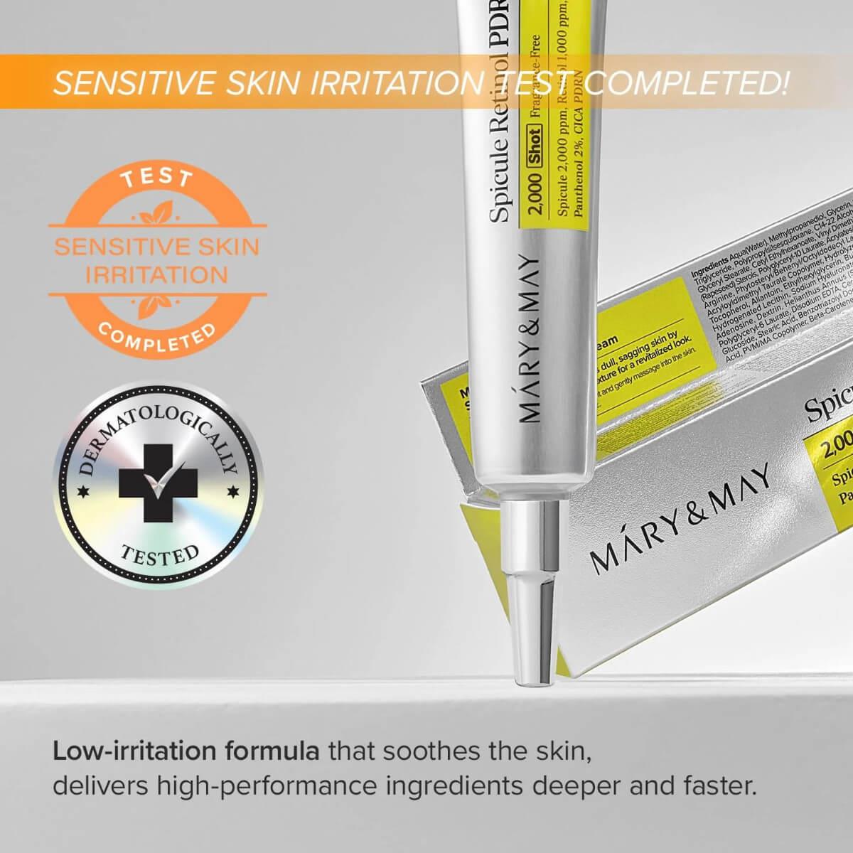 Spicule retinol PDRN cream 15g Mary&May