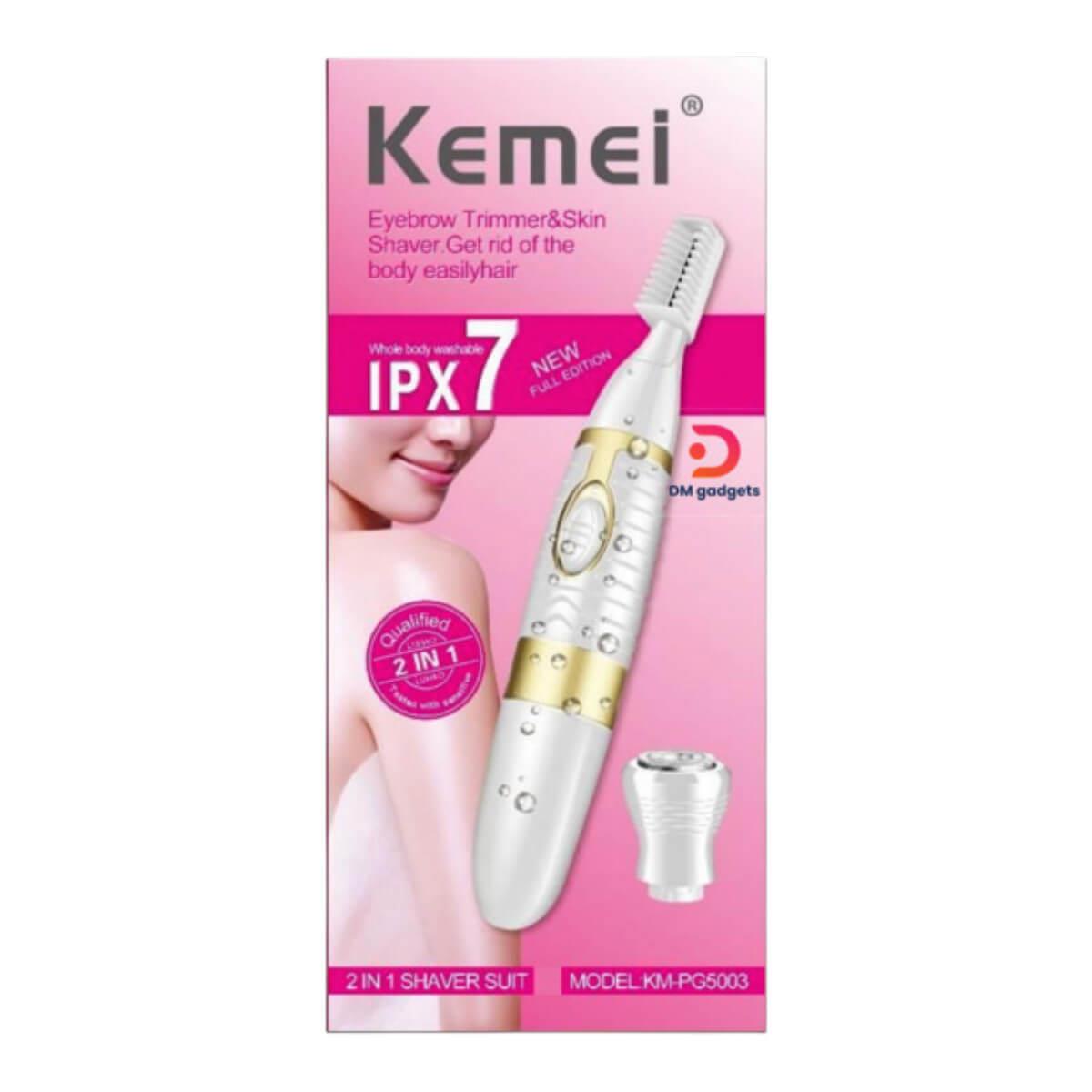Kemei Eyebrow Trimmer & Skin Shaver KM-PG5003