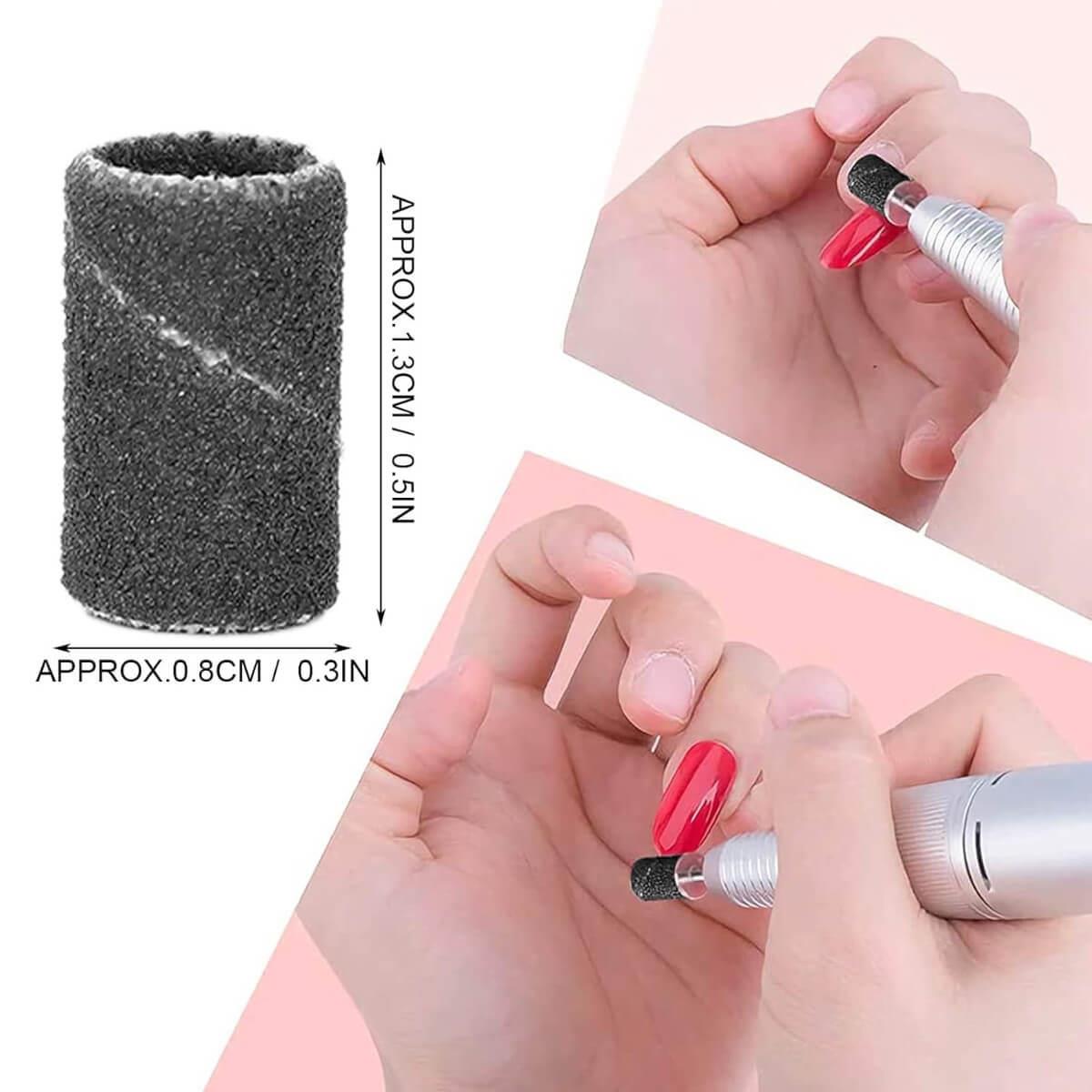 Mandrel Wheel Spare Parts Black 80 Gritt- 50pcs