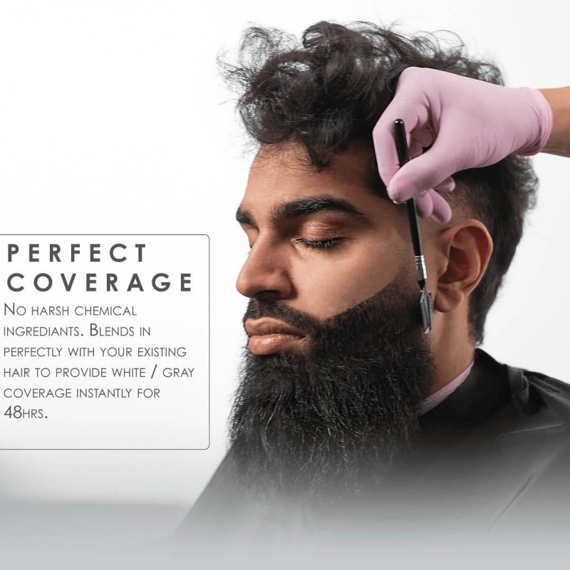 L3VEL3 Temporary Beard Color Black 125ml
