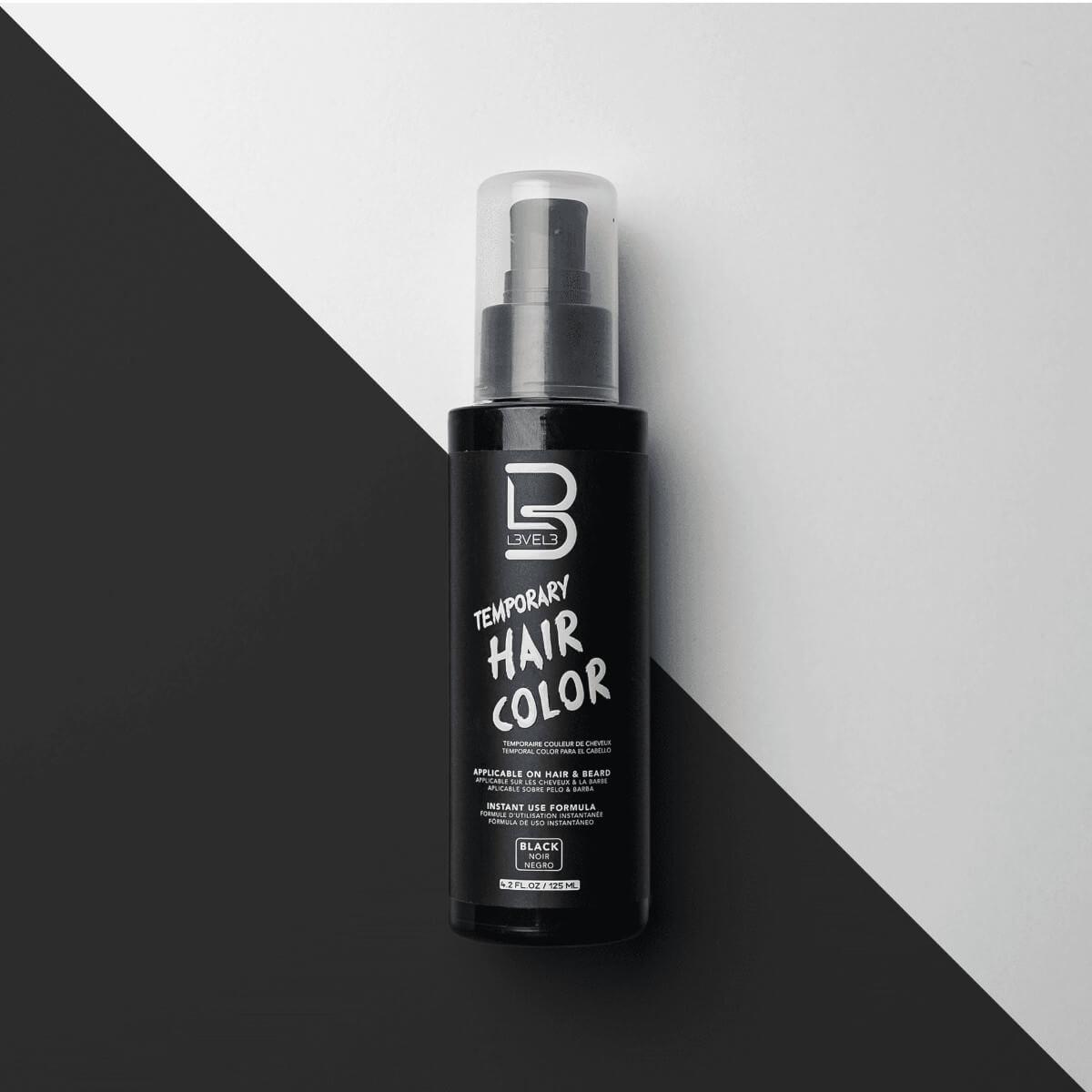 L3VEL3 Temporary Beard Color Black 125ml