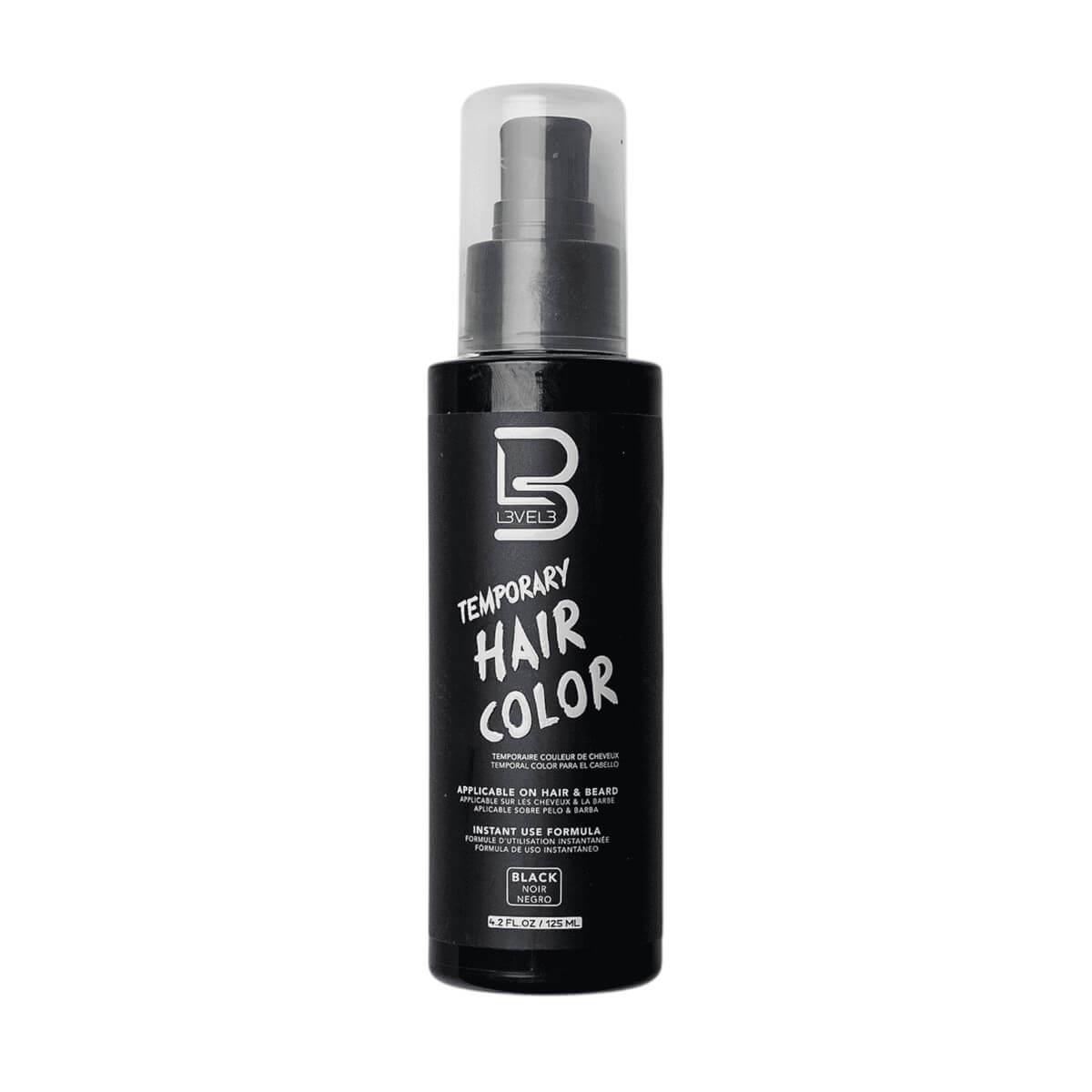 L3VEL3 Temporary Beard Color Black 125ml
