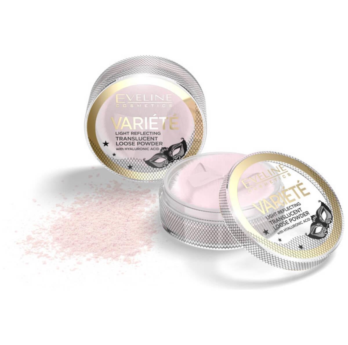 Translucent loose light-reflecting powder Eveline