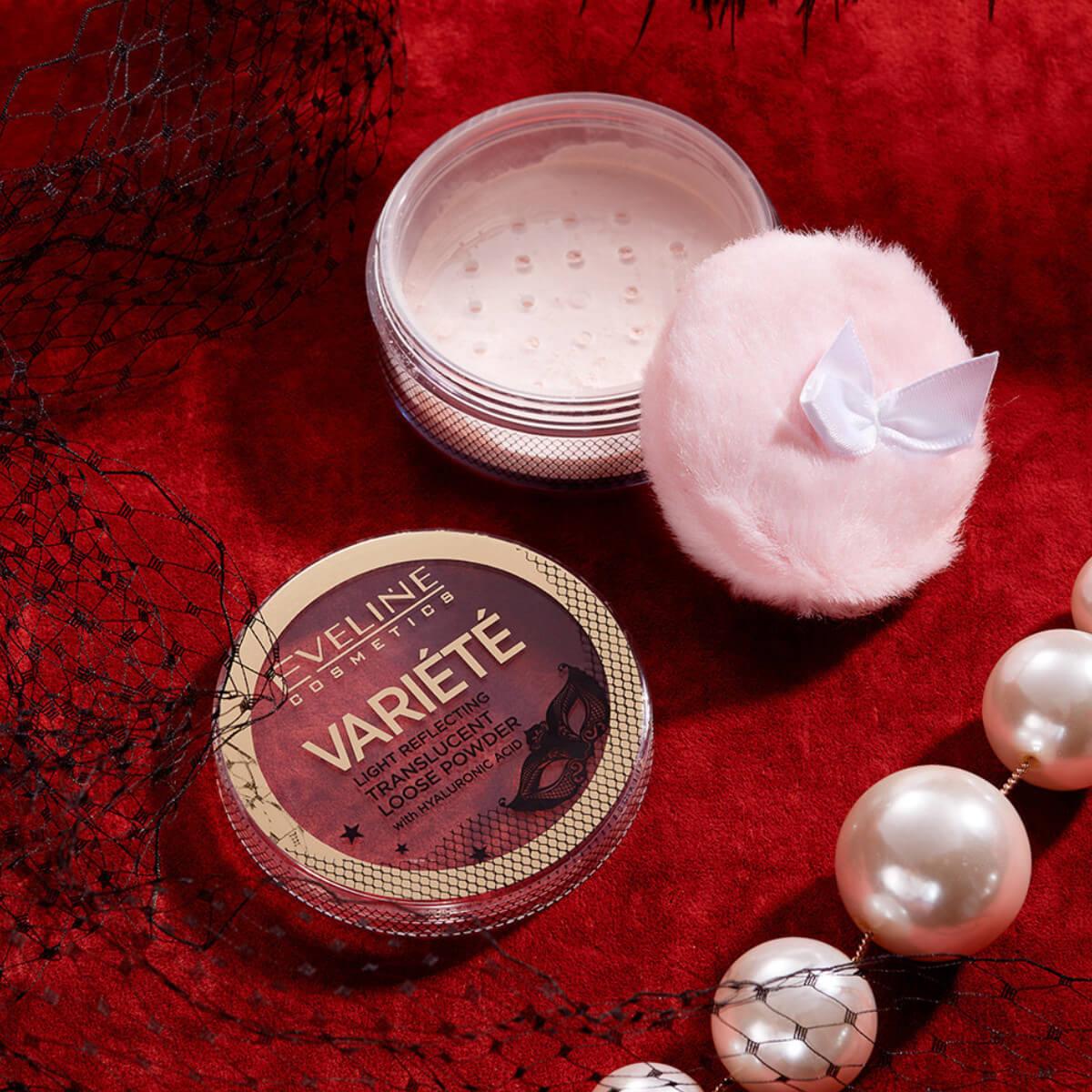 Translucent loose light-reflecting powder Eveline