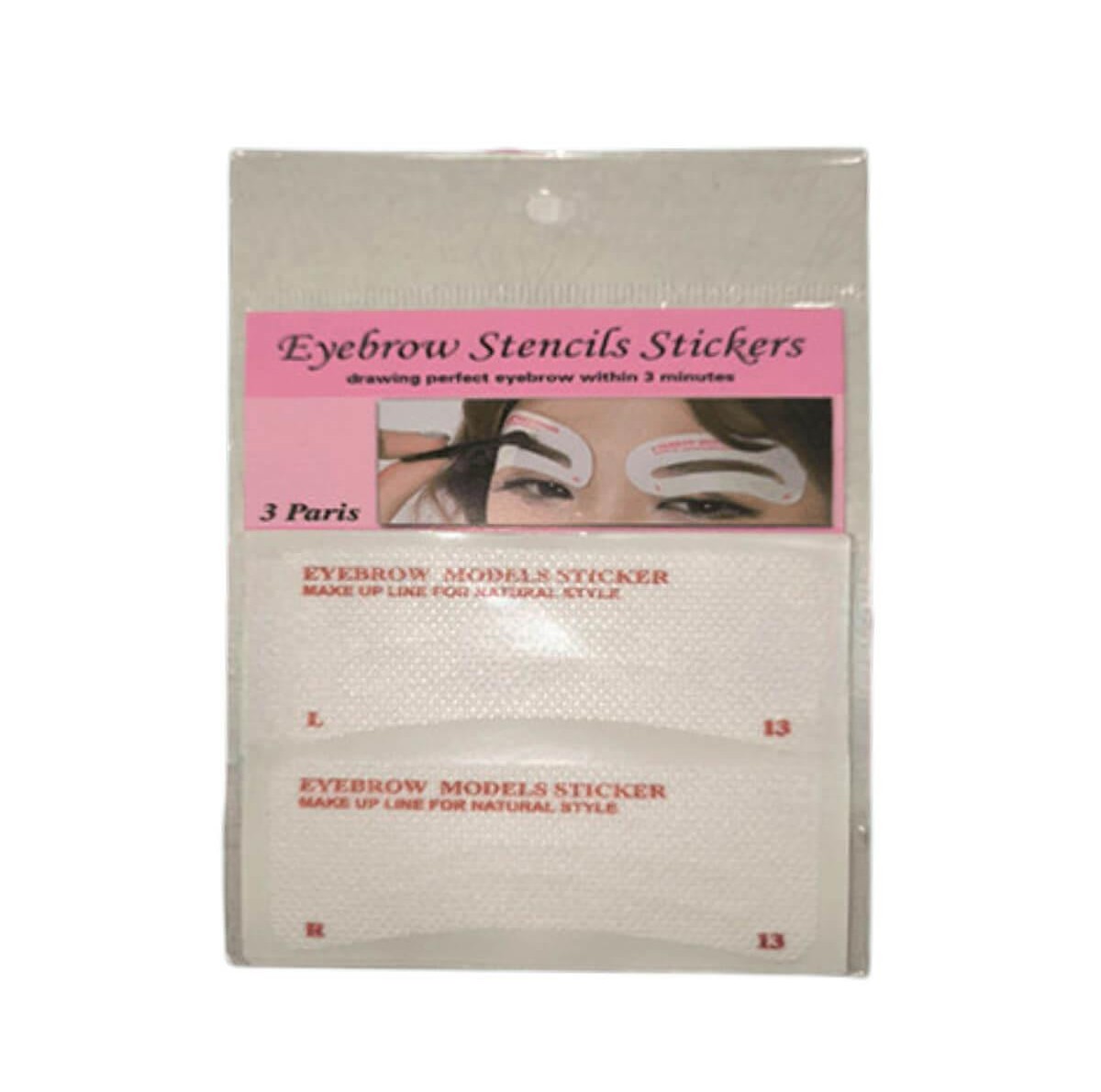 Eyebrow Stencil Stickers