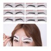 Eyebrow stencil stickers