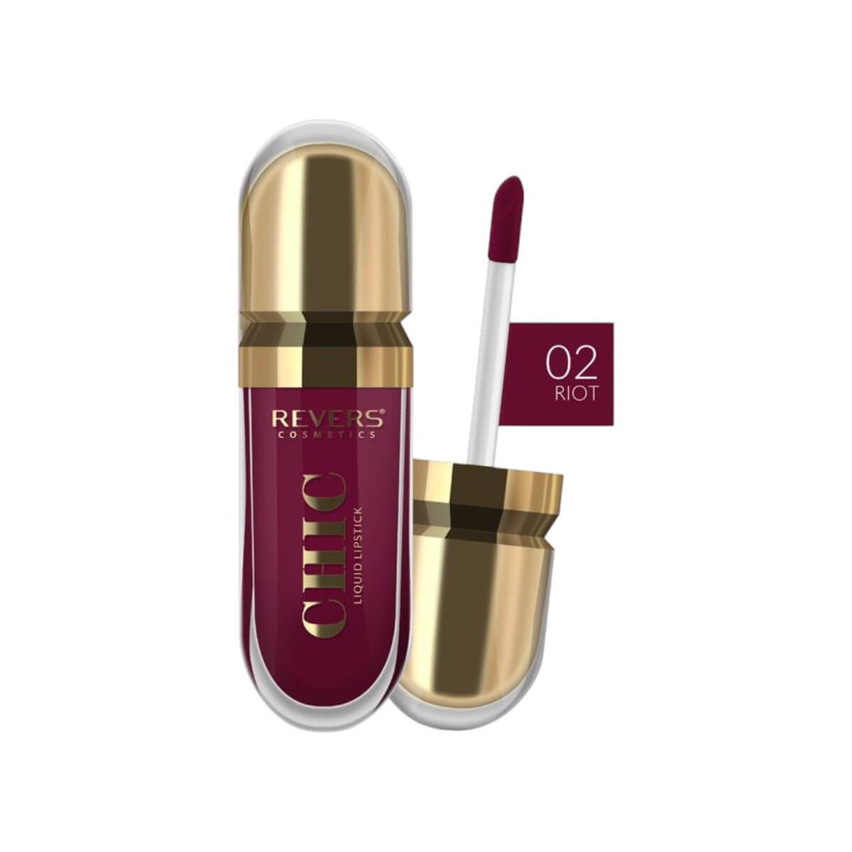 Chic liquid lipstick 02 riot Revers
