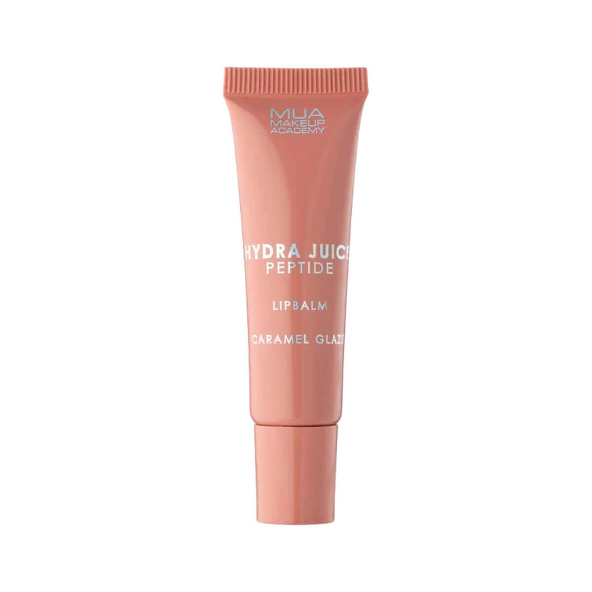 Hydra juice peptide lip balm caramel glaze MUA