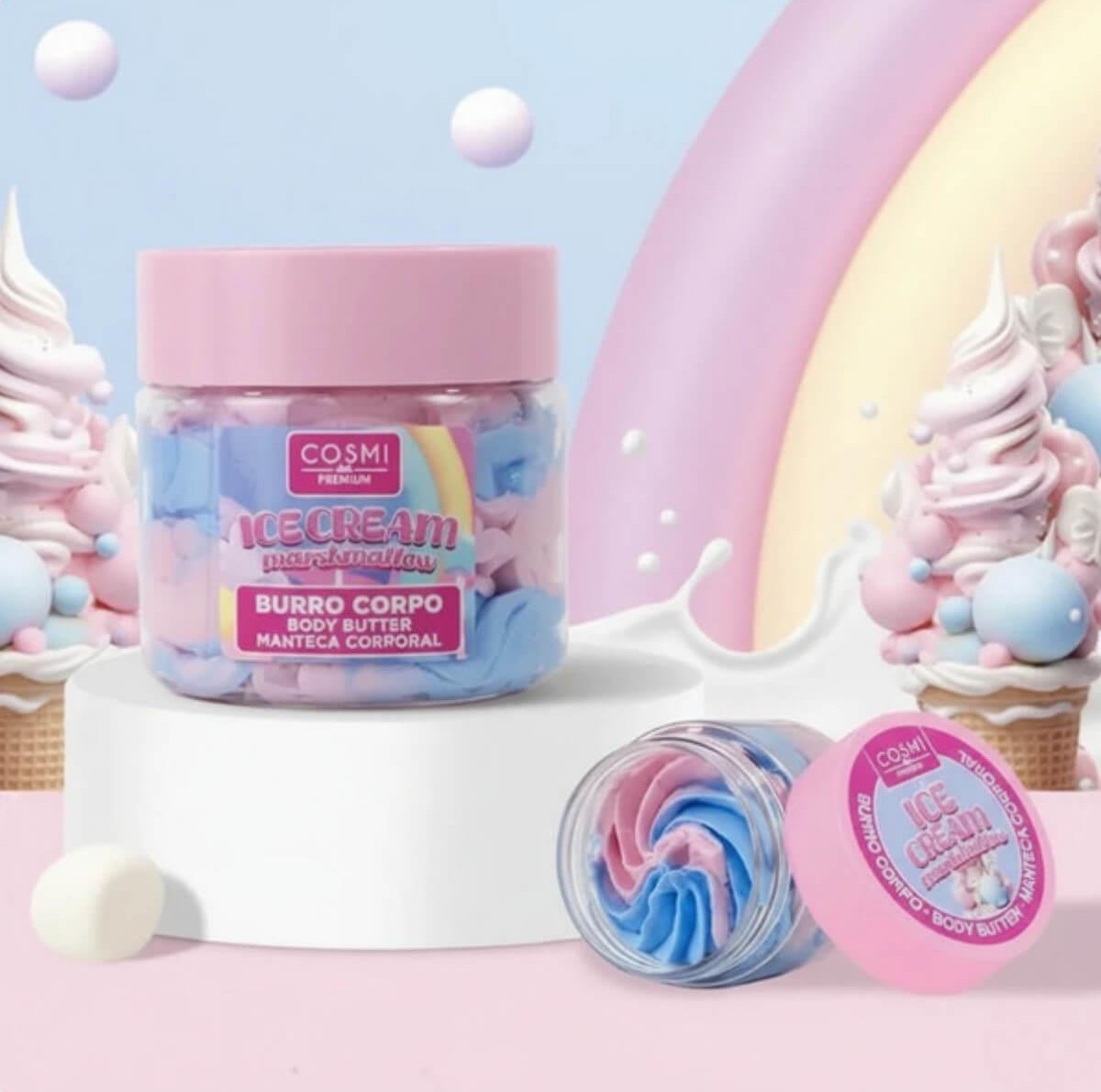 Body butter Ice cream Marshmallow 100ml Cosmi