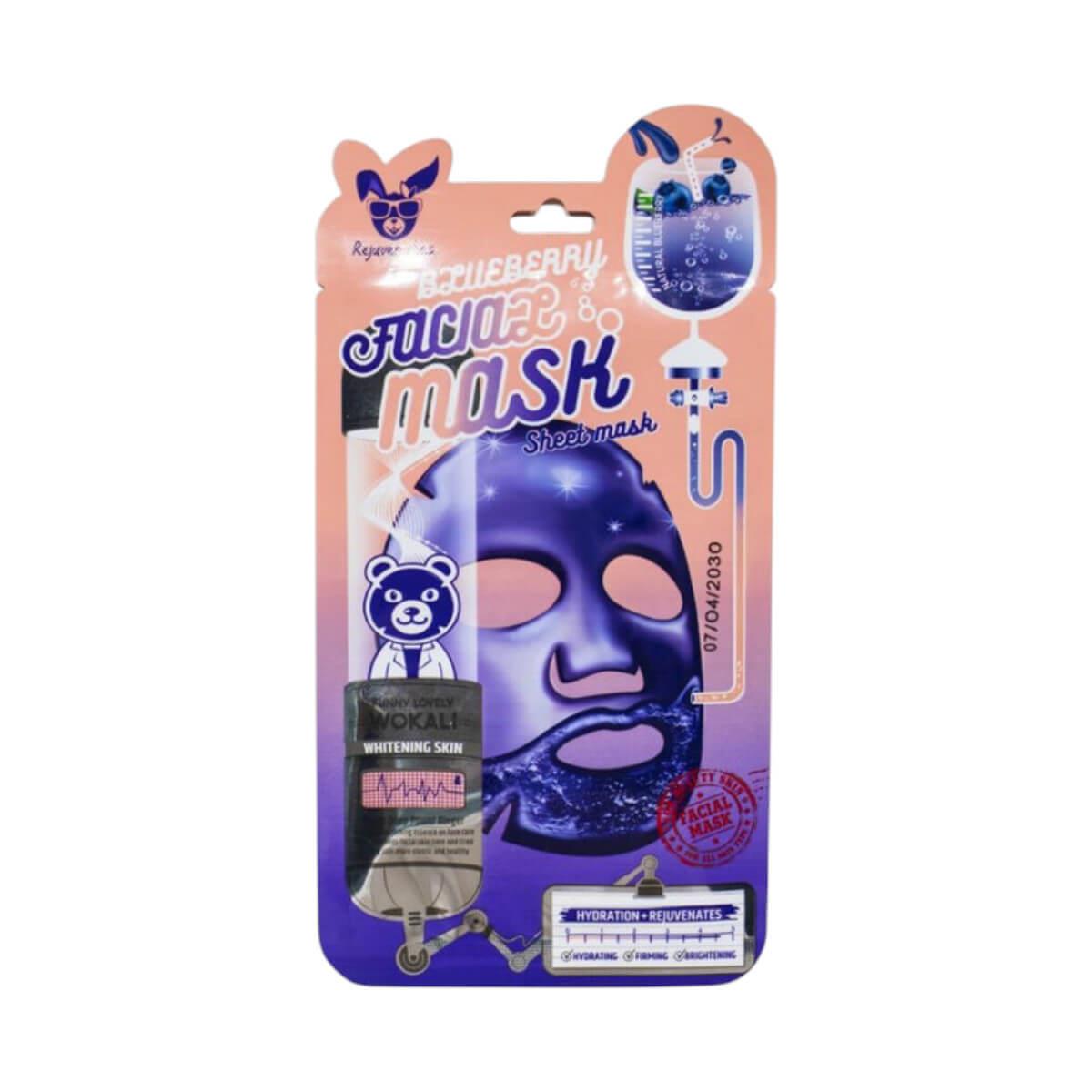 Face mask blueberry 30ml Wokali