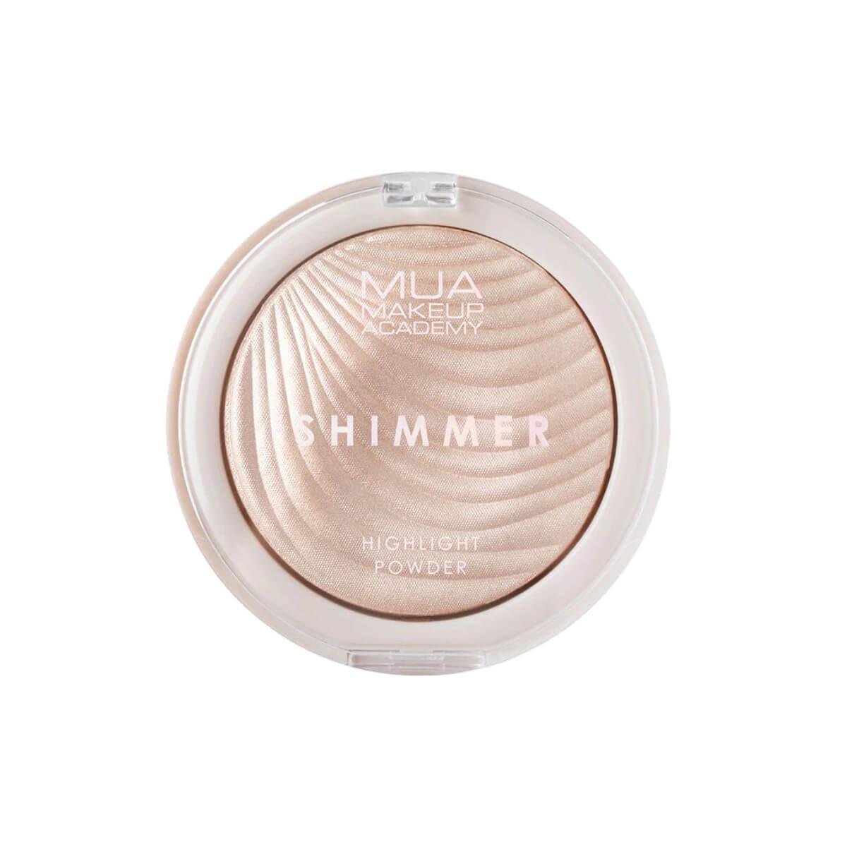 Shimmer highlighter powder MUA
