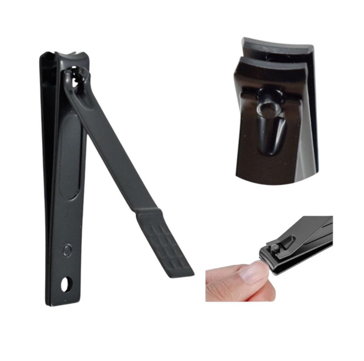 Large nail clipper - black Cosmofan