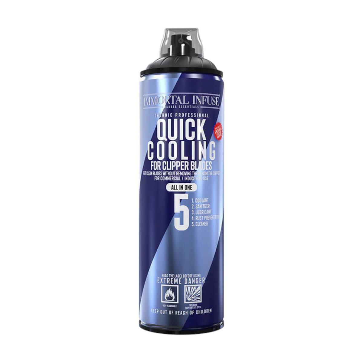 Quick Cooling 5 in 1 for Clipper and Trimmer Blades 500ml Immortal