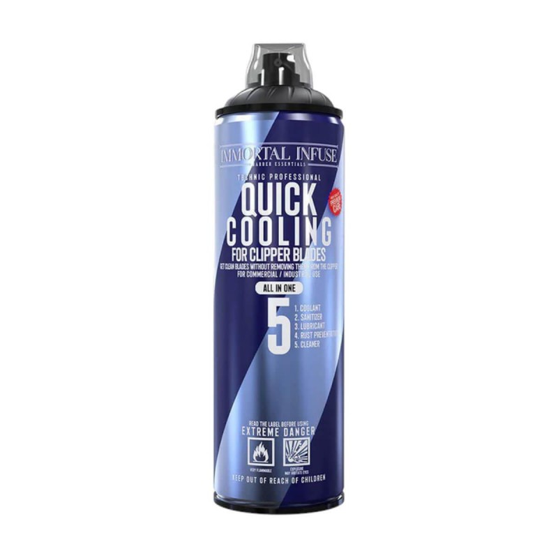 Quick Cooling 5 in 1 for Clipper and Trimmer Blades 500ml Immortal