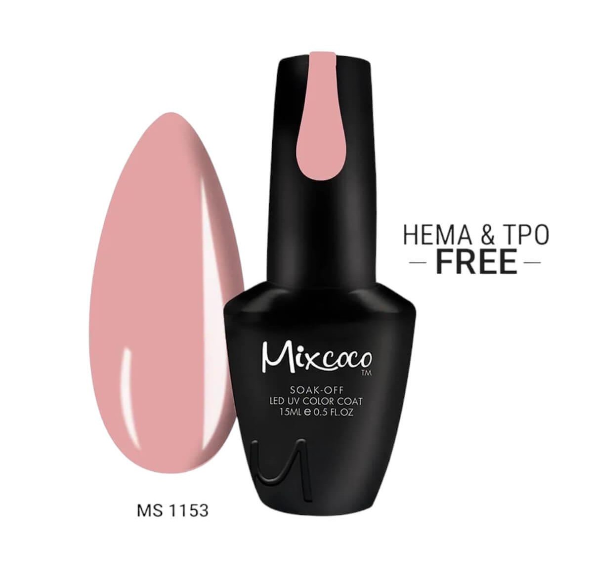 Ημιμόνιμο βερνίκι νυχιών MS1153 σάπιο μήλο 15ml Mixcoco