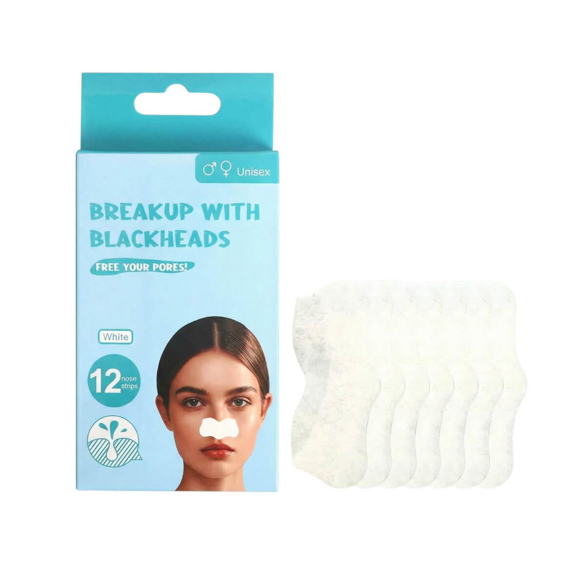 Nose strips for blackheads white 12pcs