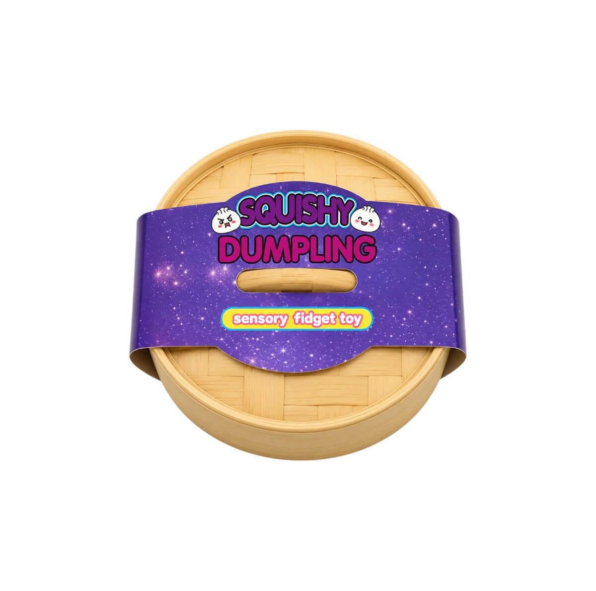 Squishy glitter dumpling sensory fidget toy 1pc