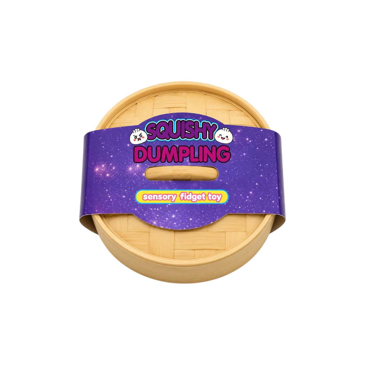 Squishy glitter dumpling sensory fidget toy 1pc