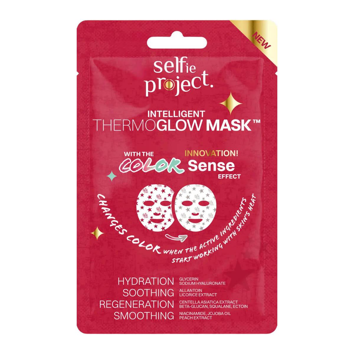 Thermo glow intelligent mask 1pcs Selfie Project