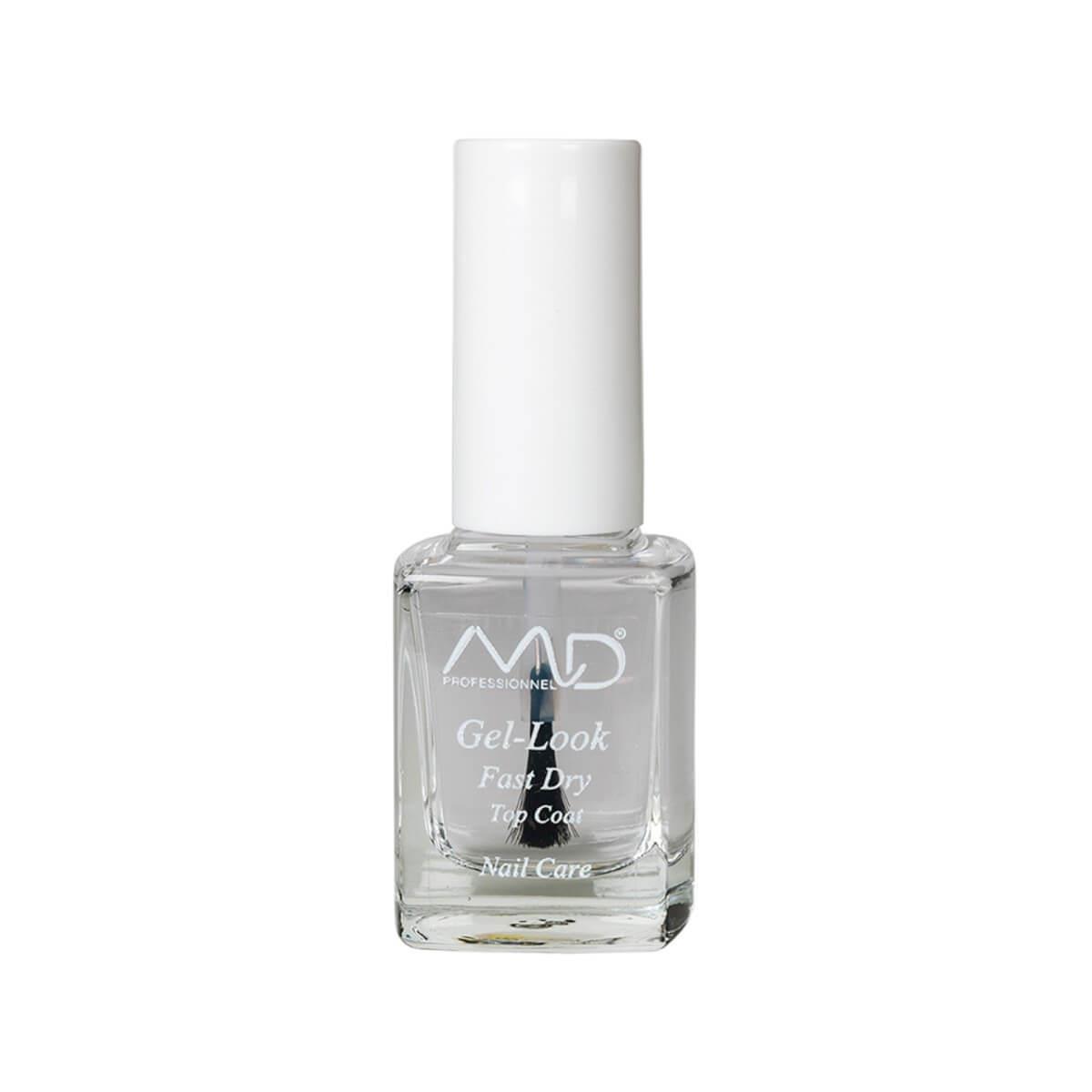 Βερνίκι νυχιών gel look fast dry top coat MD