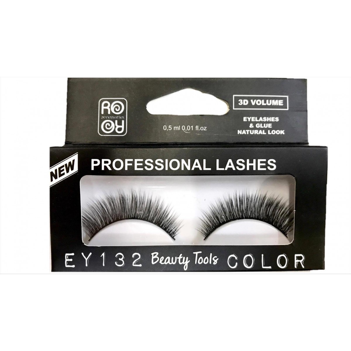 3D RORO eyelashes with glue EY132