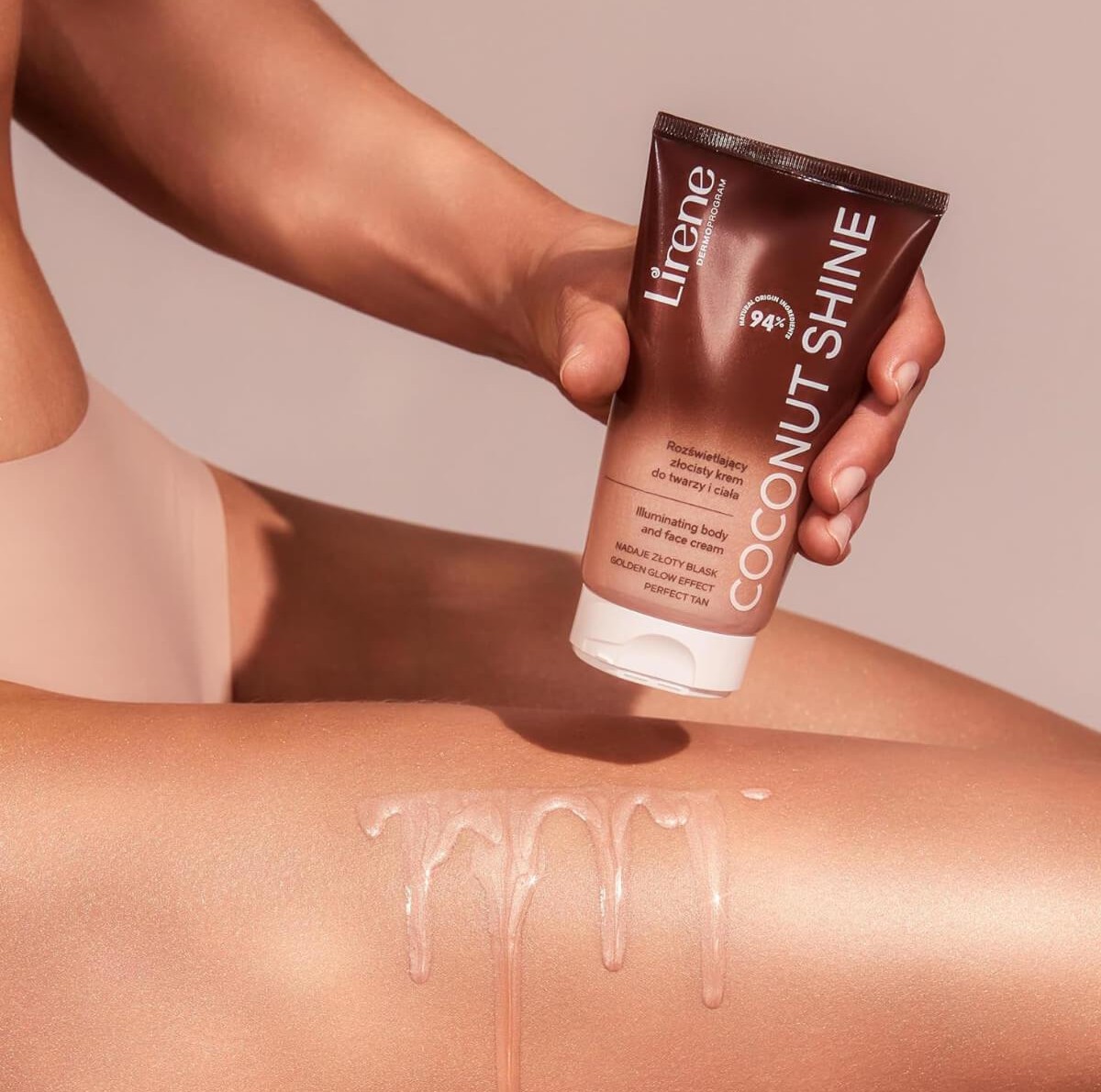 Illuminating body and face cream coconut shine 150ml Lirene