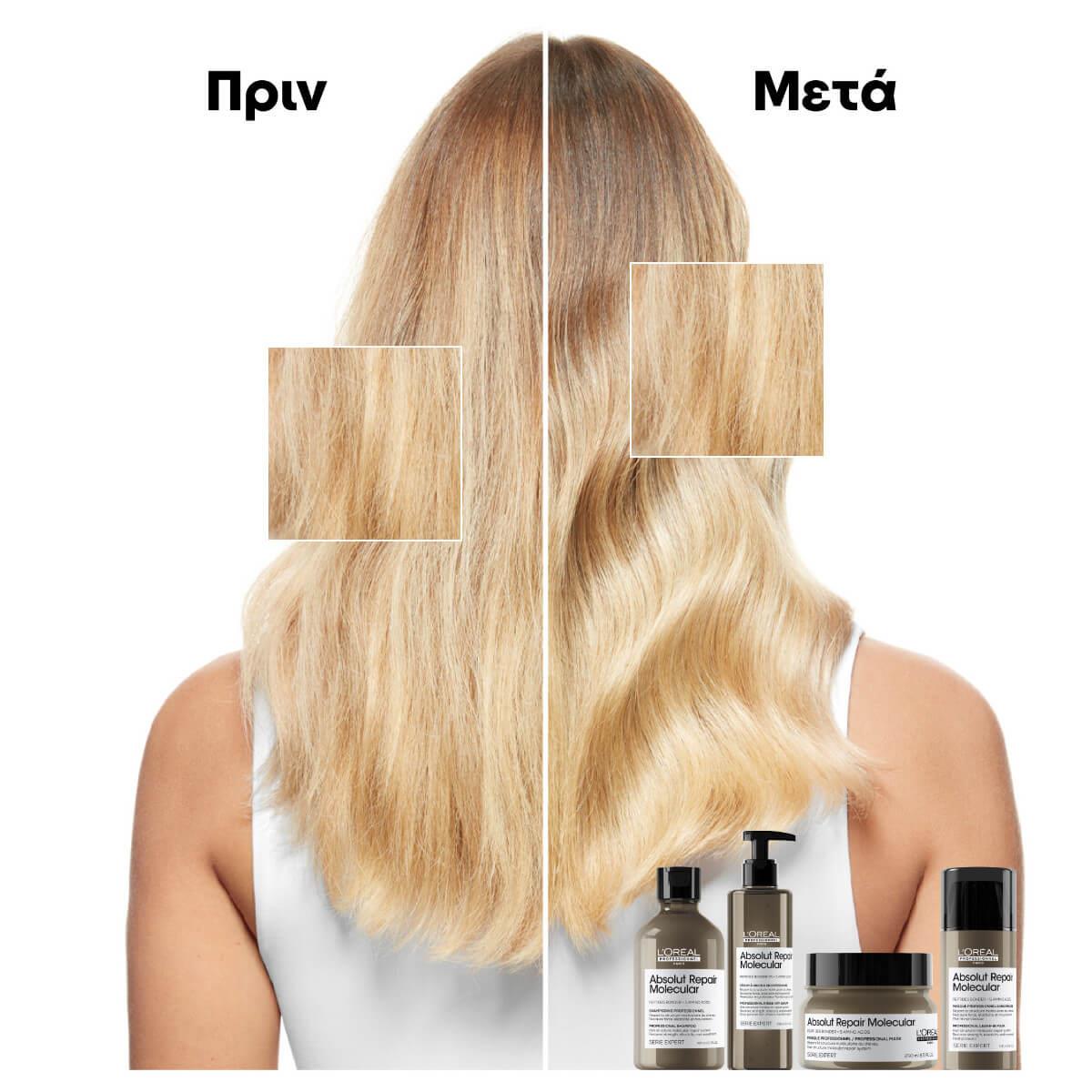 Σαμπουάν absolut repair molecular serie expert refill 500ml L’Oréal