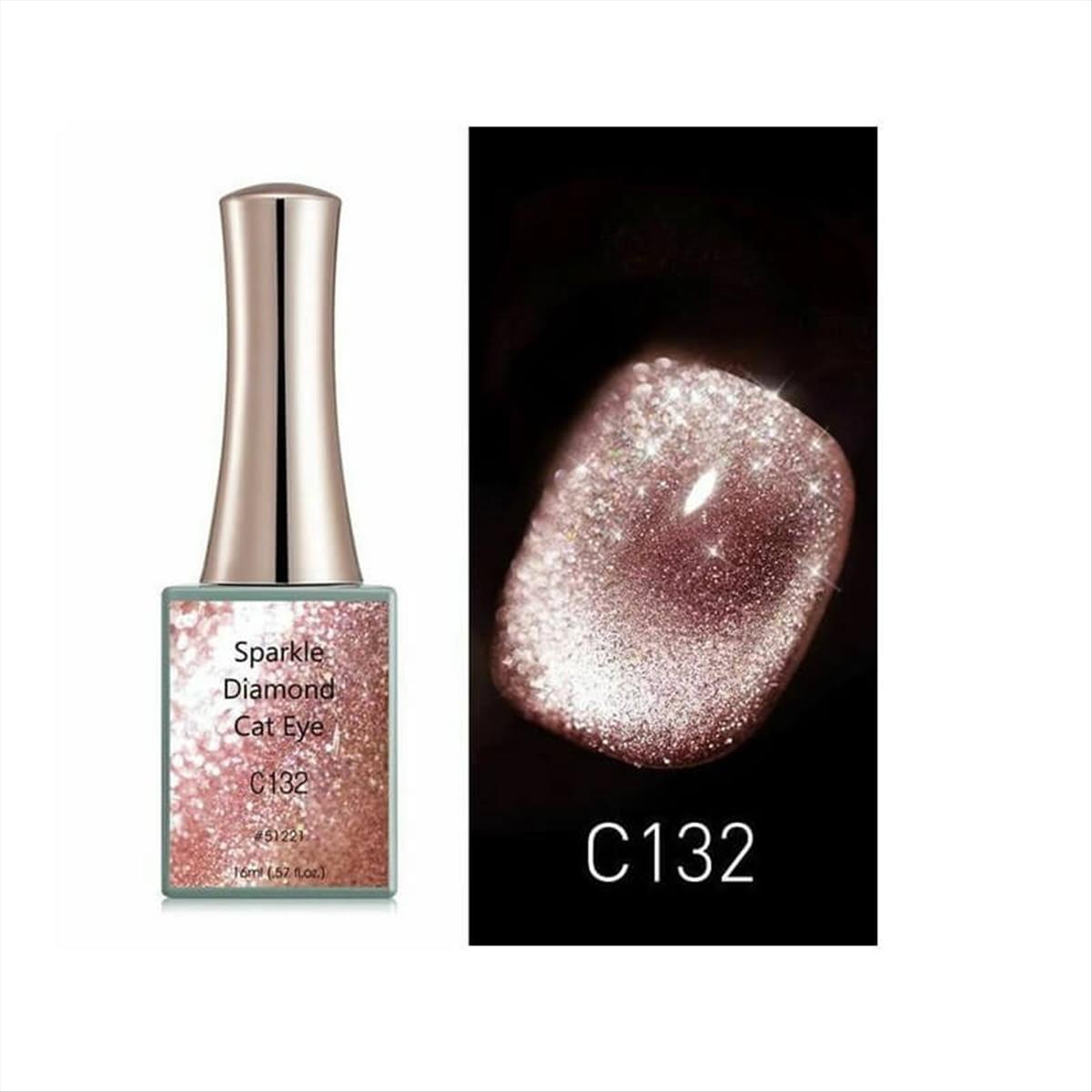 Canni Sparkle Diamond Cat Eye Gel Polish C132 - 16ml