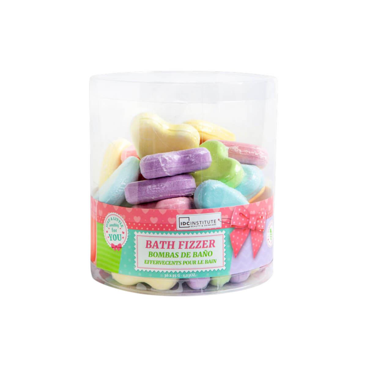 Bath fizzer heart 1pc IDC Institute