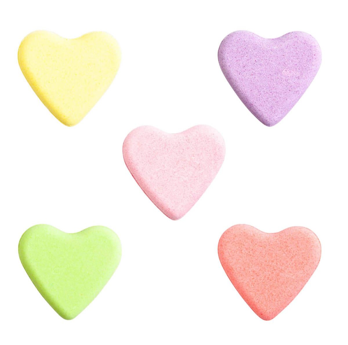 Bath fizzer heart 1pc IDC Institute