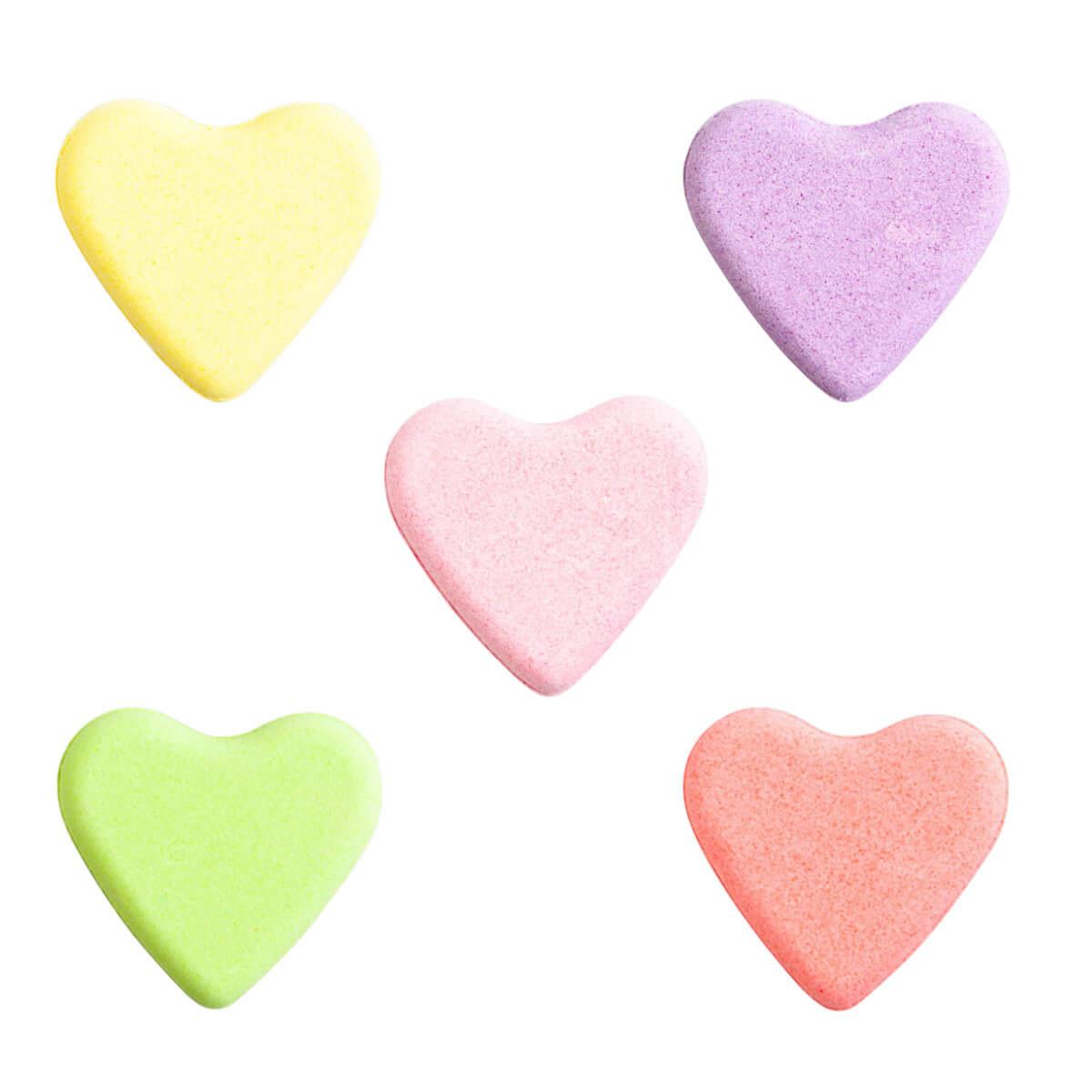 Bath fizzer heart 1pc IDC Institute