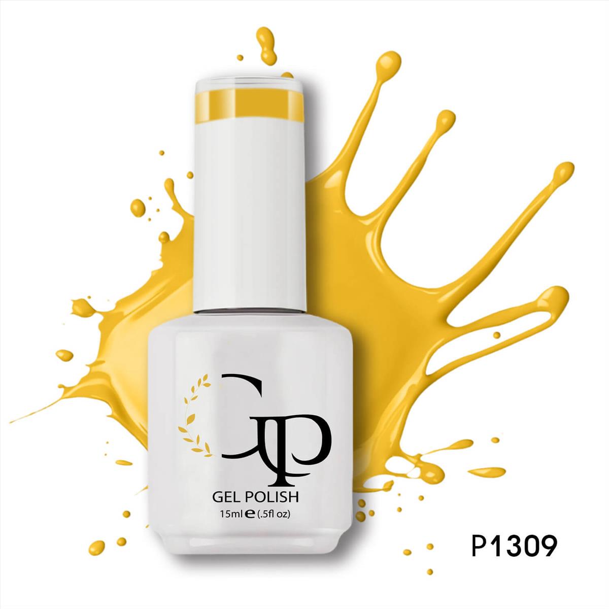 Semi-permanent gel polish P1309 yellow river 15ml Gel Passion