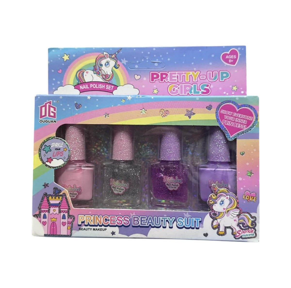 Children's nail polish set Pretty up girls