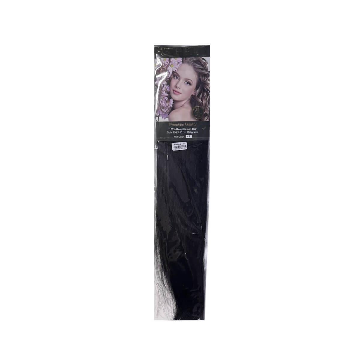 Τρέσα Φυσική Τρίχα Remy 100g 50cm #1 Forever Beauty