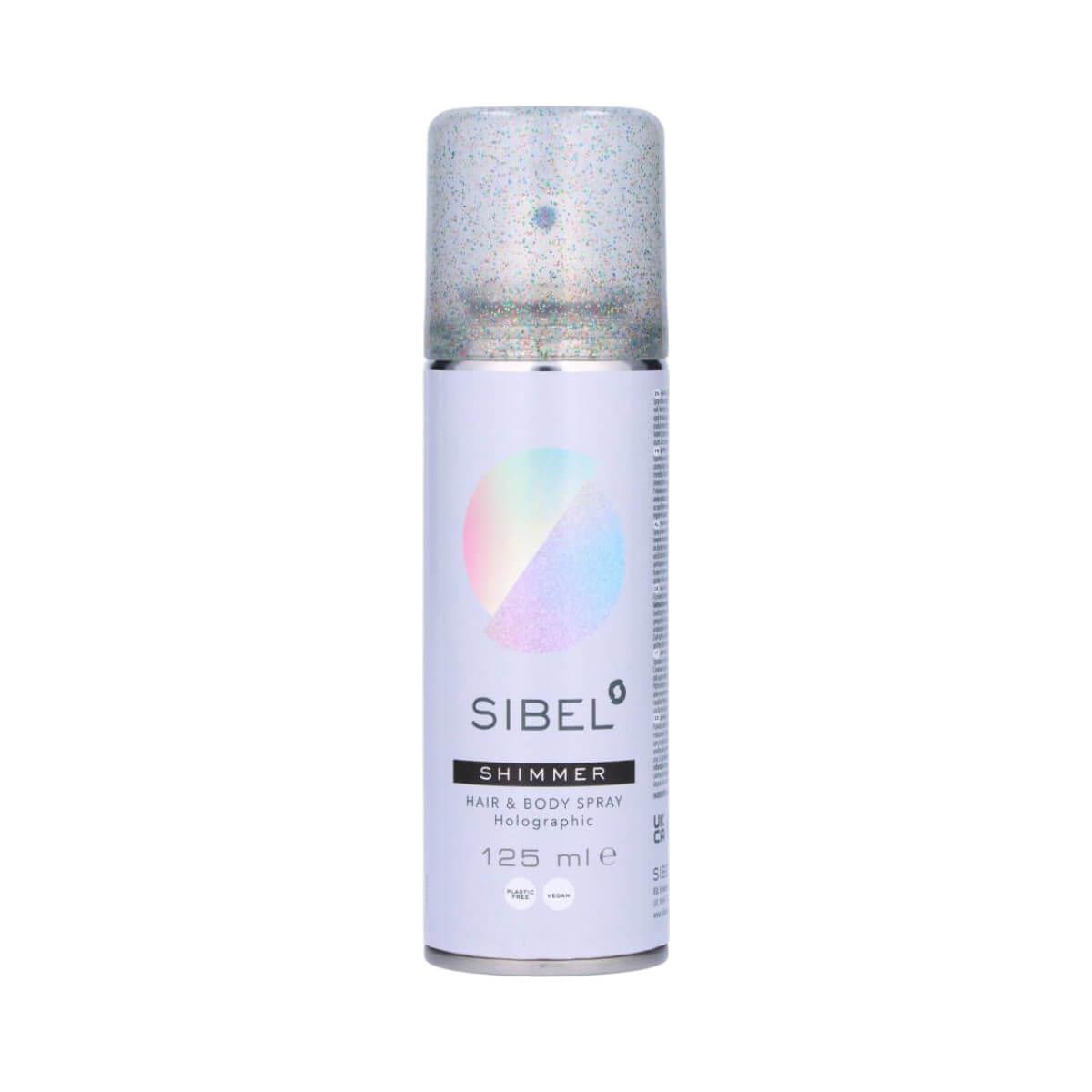 Hair & Body colour spray shimmer holographic 125ml Sibel