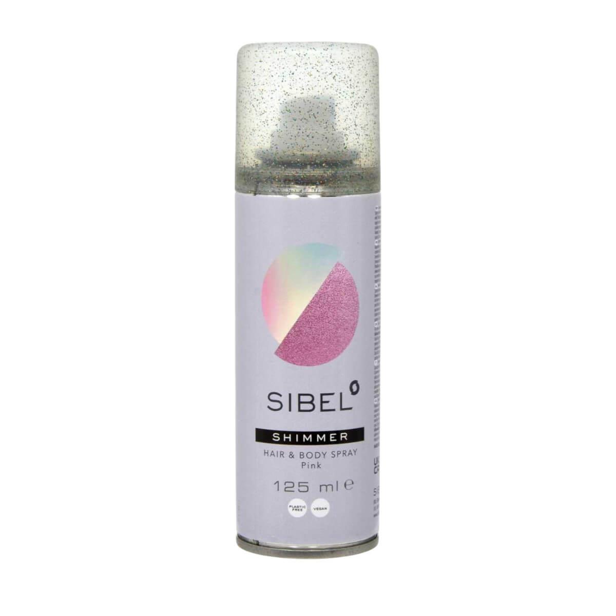 Hair & Body colour spray shimmer pink 125ml Sibel