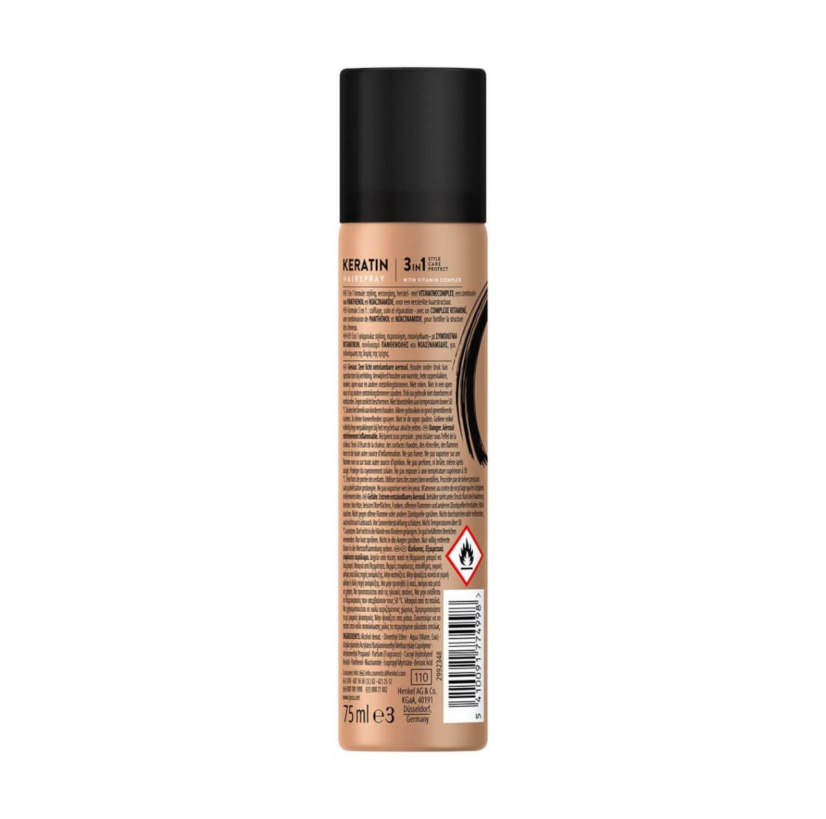 Λακ keratin 75ml Syoss