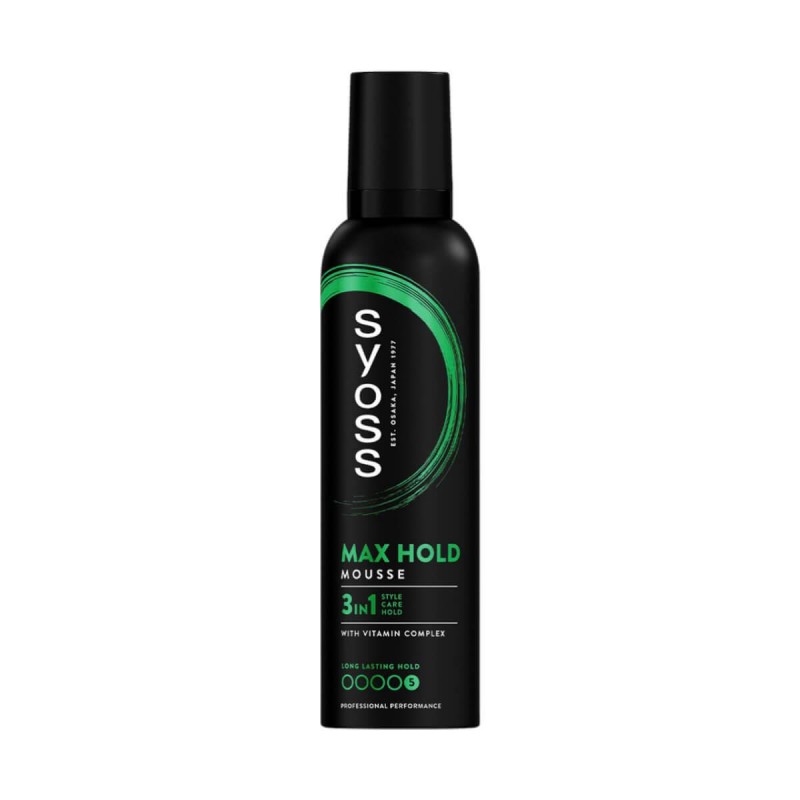 Αφρός μαλλιών max hold 250ml Syoss
