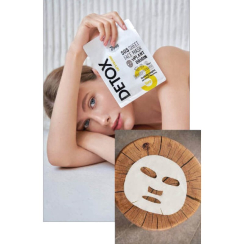 Detox 3 sos sheet face mask soothing comlpex 7DAYS