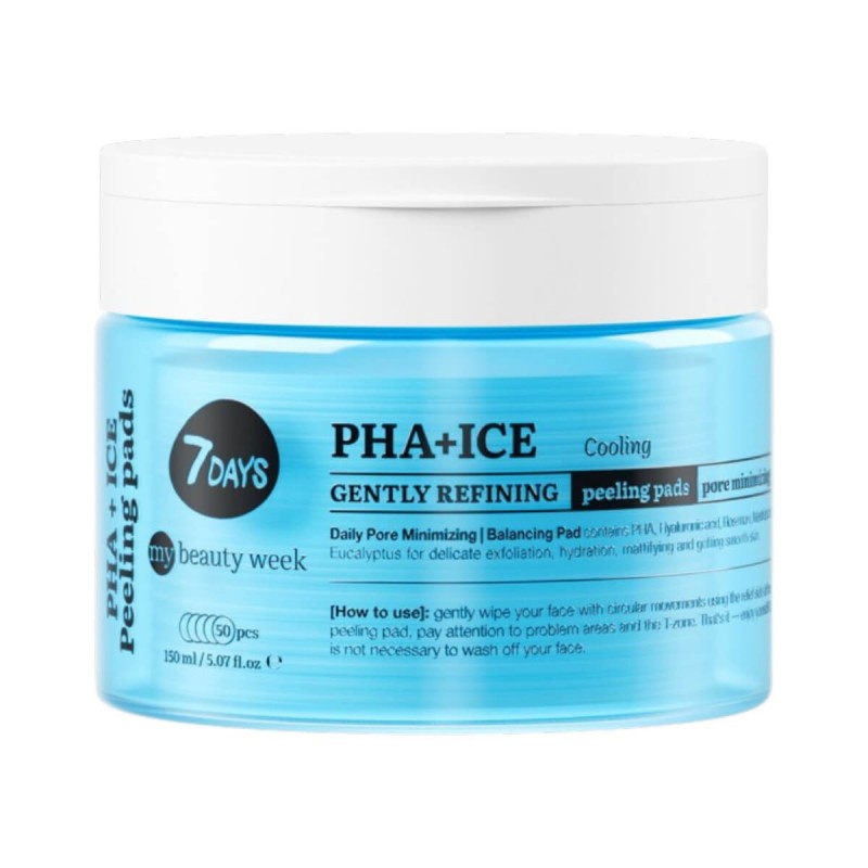 Gently refining peeling pads PHA+ ice cooling 7DAYS