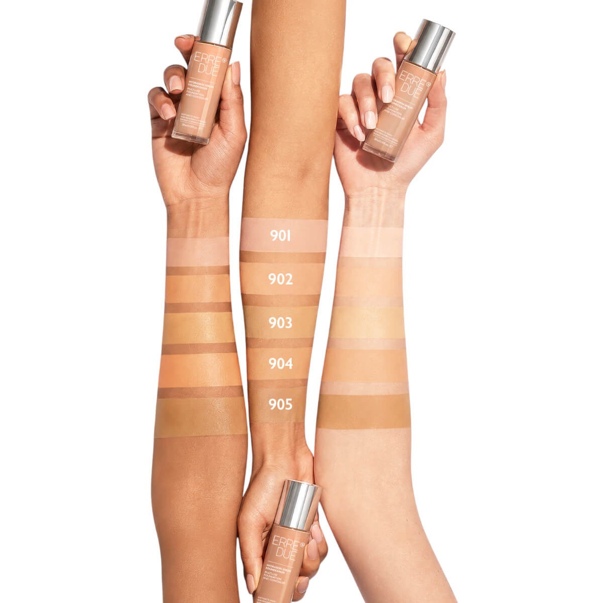 Hydraskin serum foundcealer 904 sand Erre Due