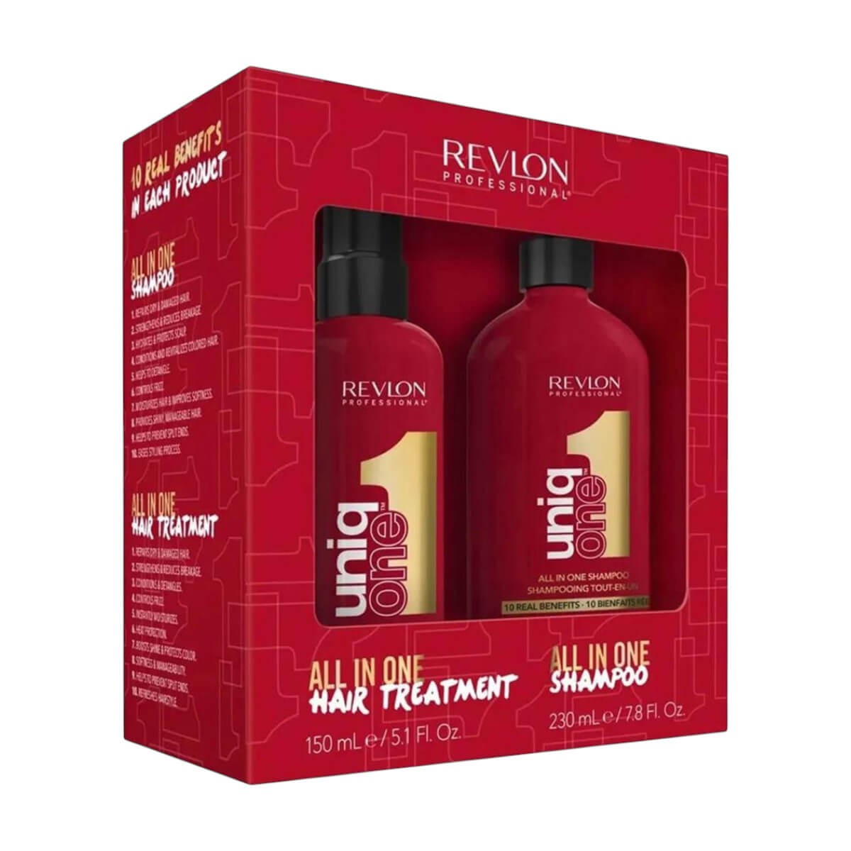 Set uniq one all in one hair treatment & shampoo Revlon