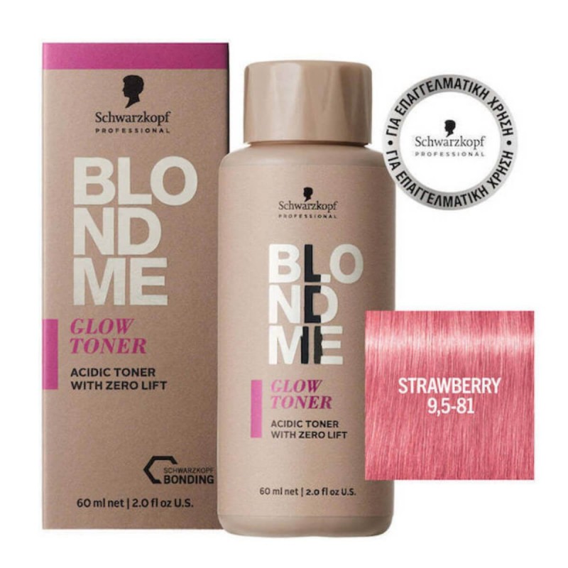 Blondme Glow Toner 9.5-81 strawberry 60ml Schwarzkopf