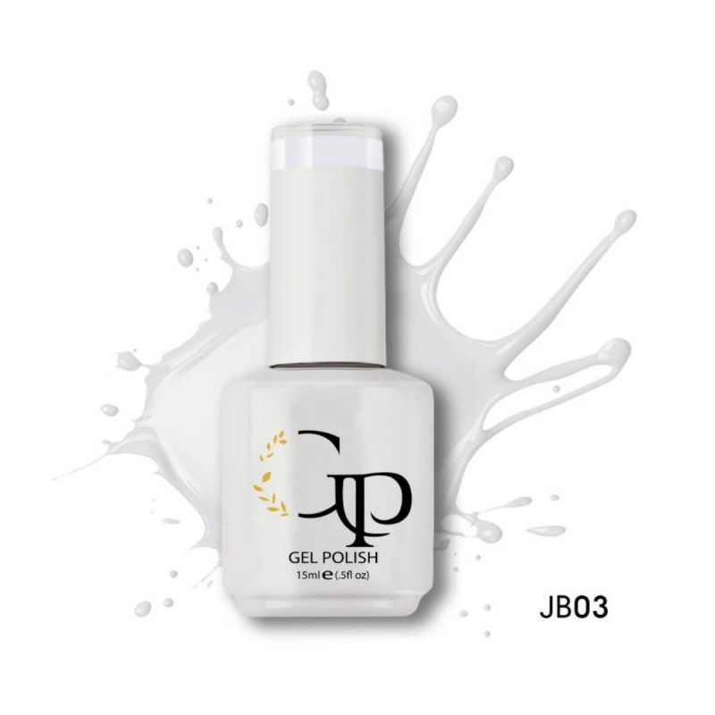 Ημιμόνιμο βερνίκι JB03 white 15ml Gel Passion