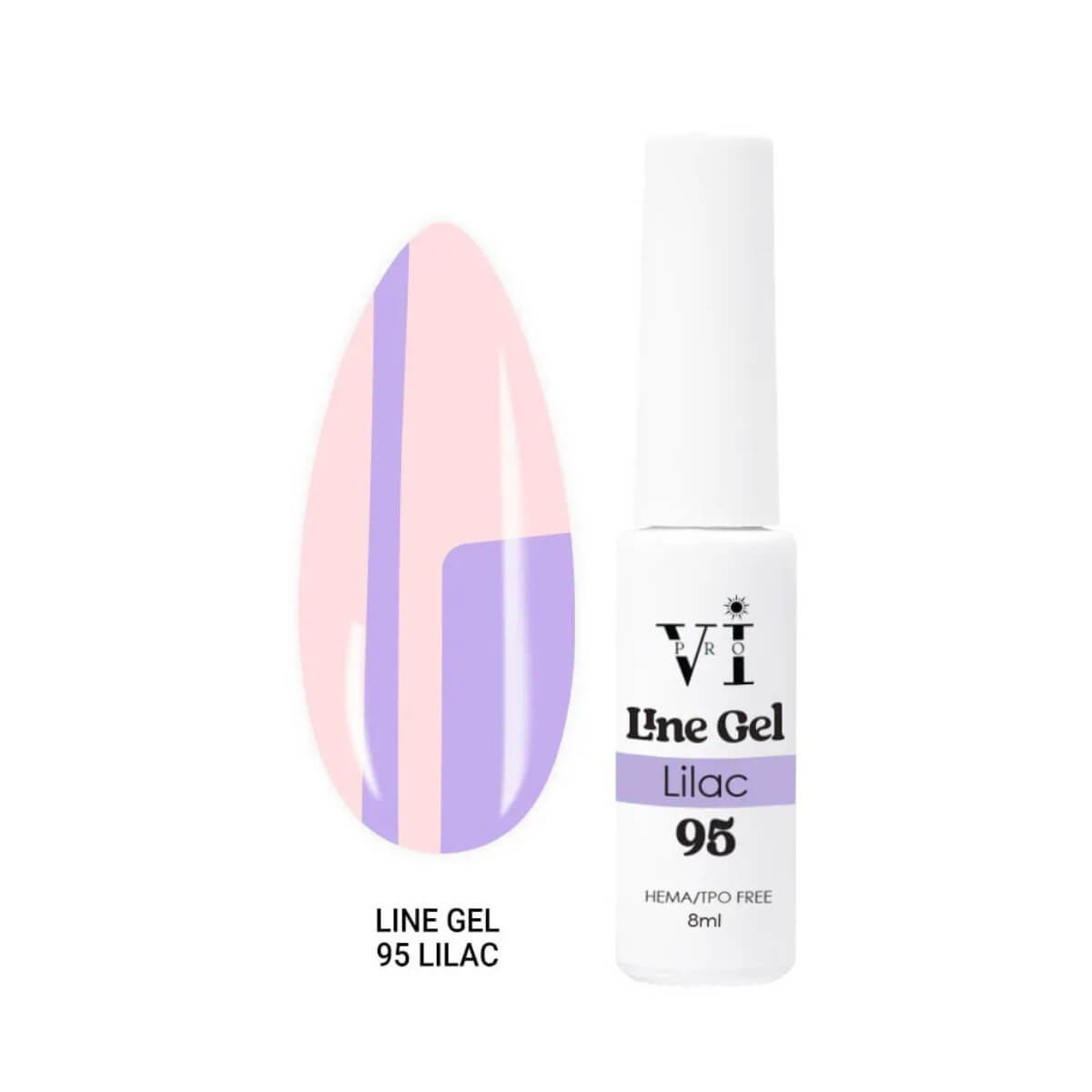 Line gel 95 lilac 8ml Vi Pro