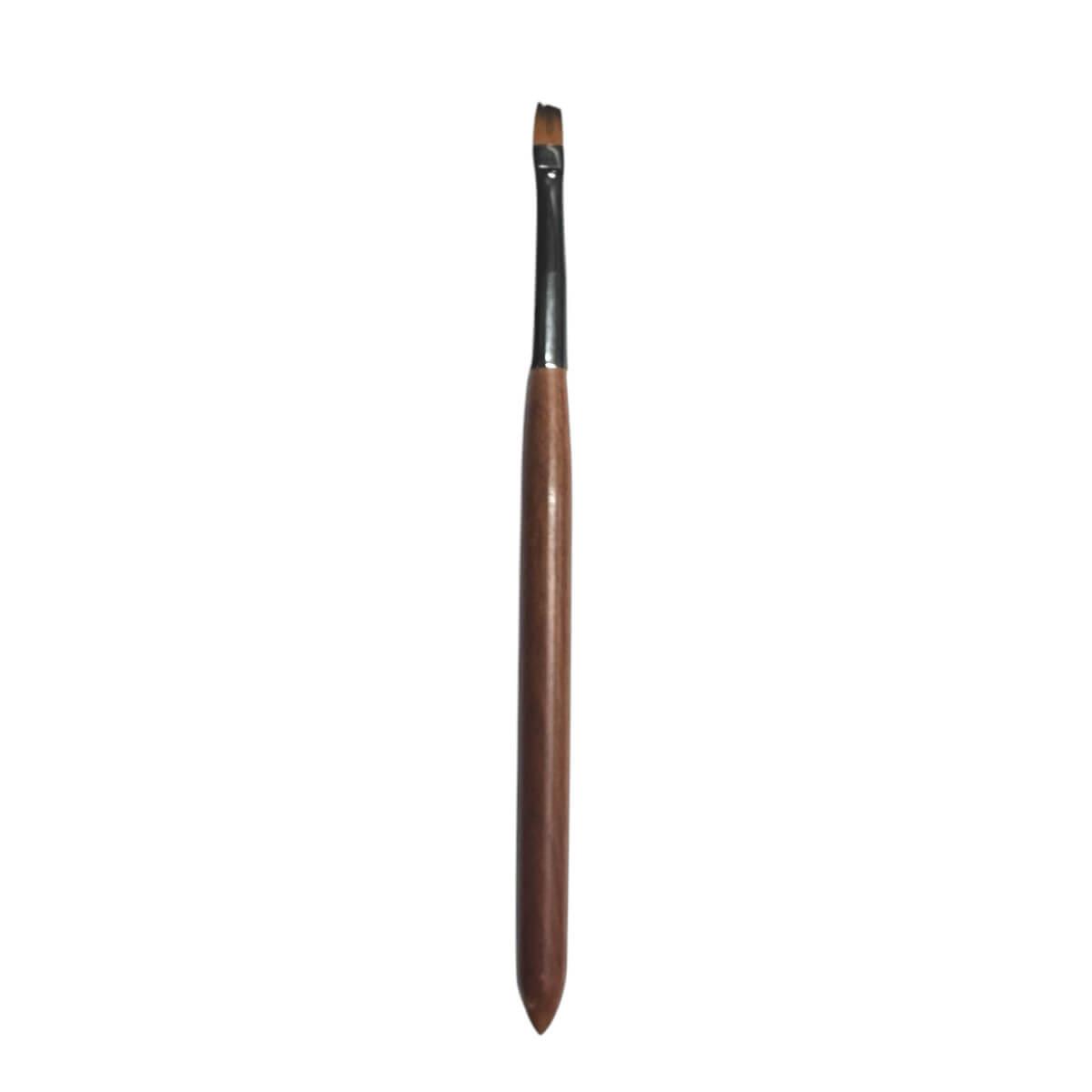 Oblique gel brush Wooden handle