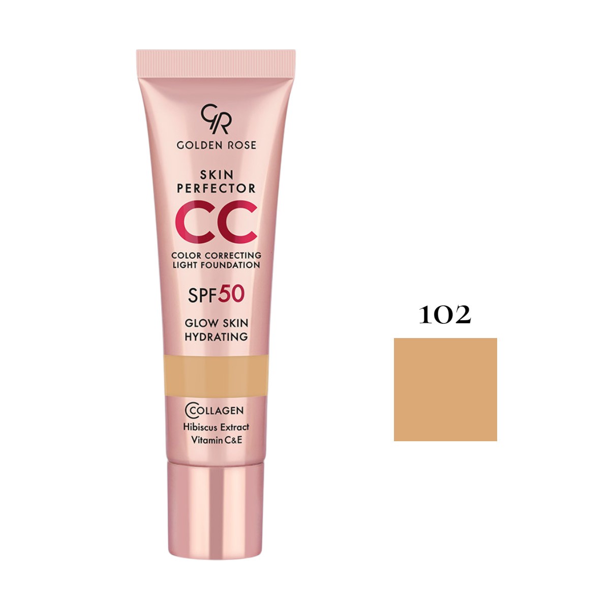Skin perfector CC light foundation 102 neutral Golden Rose