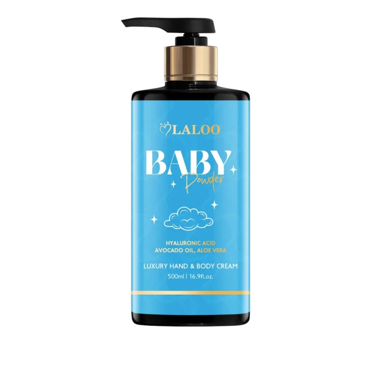 Hand and body cream baby powder 500ml Laloo